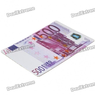 Unique Creative 500 Euro Bill Style Mouse Pad