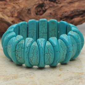 Trendy American Turquoise Band Bracelet