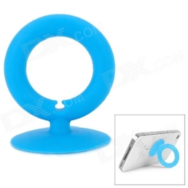 O-Ring Style Suction Cup Stand Holder for Cell Phone - Blue