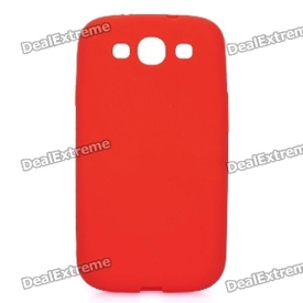 Protective Silicone Case for Samsung Galaxy S3 i9300 - Red