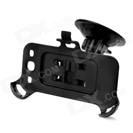 Car Swivel Suction Cup Mount Holder for Samsung i9300 Galaxy S3 - Black