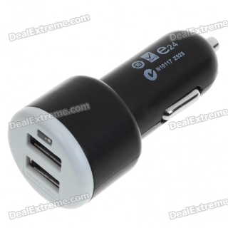 Car Cigarette Powered Dual USB Adapter/Charger 