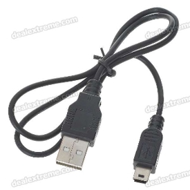 USB Hane till 5-Pin Mini USB-kabel (50 cm-längd)