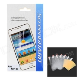 Protective Glossy Screen Protector Guard for Samsung N7100 - Transparent