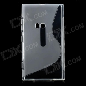 Protective TPU Soft Back Case Cover for Nokia Lumia 920 - Transparent White