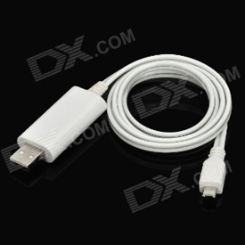 Micro USB Charging Cable for HTC / Samsung / Blackberry - White