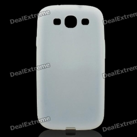 Protective Silicone Case for Samsung Galaxy S3 i9300 - White